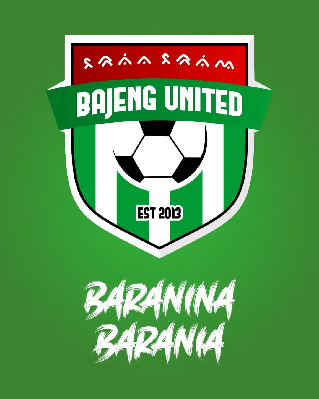 Logo BAJENG UNITED - HITAM